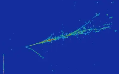 Primeira medição de interacções de neutrinos electrónicos em árgon com produção de piões carregados